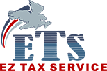 logo ets ez tax service H103
